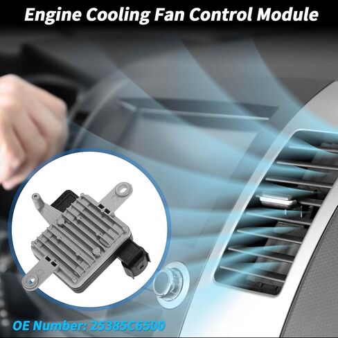 No.25385C6500 Engine Cooling Fan Control Module Controller Resistor for Kia Sorento 2.0L 2.4L 3.3L 2016-2018 for Kia Sorento 2.4L 3.3L 2019-2020 1 Pc in Kuwait