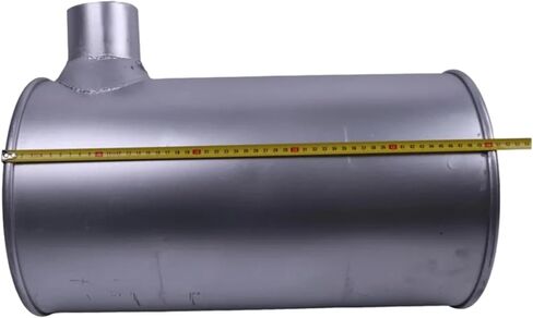 FridayParts 6738-11-5510 6738115520 كاتم صوت مع مشبك و2 قطعة U-Bolt متوافق مع محرك كوماتسو 6D102 حفارة PC200-7 PC220-7 PC210-7 PC240-7 PC228-3 PC230-7 PW180-7 استبدال in Kuwait