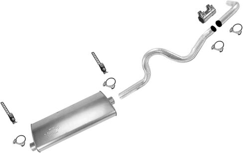 Muffler Tail Pipe Exhaust System for Jeep Grand Wagoneer 1984-1991 5.9L in Kuwait