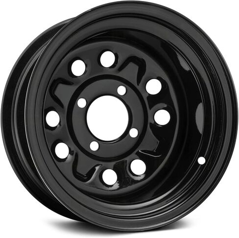 QuadBoss RT-FC0173127110BLD Steely Wheel - 12x7-2+5-4/110 - Black in Saudi Arabia