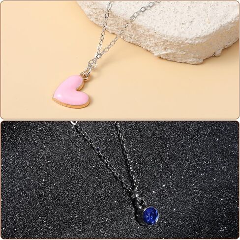 Hecila 20 Pack Necklace Chains Bulks Stainless Steel Necklace Chain with Lobster Clasps for Jewelry Making Silver Chain Necklaces 1.5mm Thin Cable Chains for Necklaces Pendants Making Supplies in Kuwait