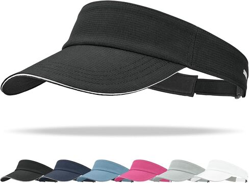 Sukeen Women's Adjustable Fit Runners Lightweight Comfort Performance Visor, Sports Sun Visor One Size Fits Most in Saudi Arabia