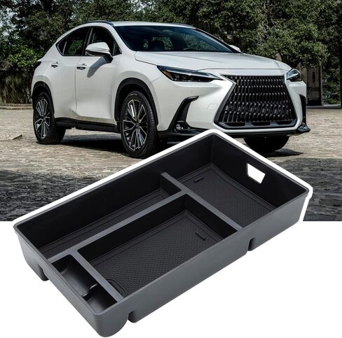 Center Console Organizer 2024 2023 2022 Lexus NX NX 250/NX 350/NX 350h/NX 450h+ Accessories Armrest Box Secondary Storage Box Insert Tray Center Organizer Console in Saudi Arabia