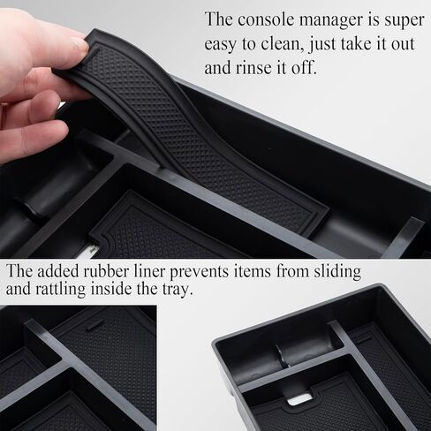 Center Console Organizer 2024 2023 2022 Lexus NX NX 250/NX 350/NX 350h/NX 450h+ Accessories Armrest Box Secondary Storage Box Insert Tray Center Organizer Console in Saudi Arabia