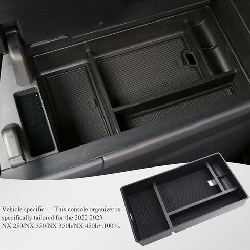 Center Console Organizer 2024 2023 2022 Lexus NX NX 250/NX 350/NX 350h/NX 450h+ Accessories Armrest Box Secondary Storage Box Insert Tray Center Organizer Console in Saudi Arabia