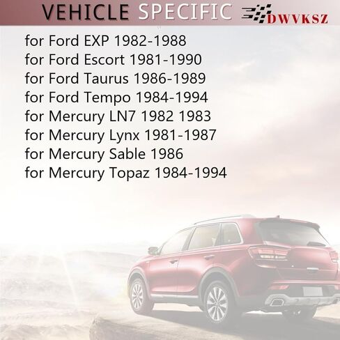 ناقل الحركة الأوتوماتيكي ختم عمود يدوي لميركوري لينكس 1.6L أوتوماتيكي 1981 1982 1983 1984 1985، لفورد إسكورت 1.6L أوتوماتيكي 1981 1982 1983 1984 1985 يستبدل # E1FZ7B498A، 342517، 1 Pack in Kuwait