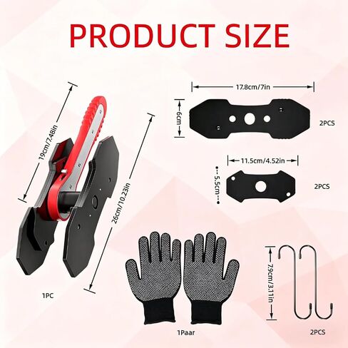 Brake Caliper Compression Tool Set: 360° Swing Ratchet Switch Brake Caliper Press, Piston Press Tool with 2 Large Steel Plate, 2 Caliper Hanger and 1 Gloves, Break Pad Spreader for Car Truck SUV in Saudi Arabia