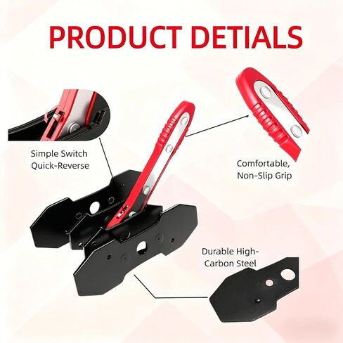 Brake Caliper Compression Tool Set: 360° Swing Ratchet Switch Brake Caliper Press, Piston Press Tool with 2 Large Steel Plate, 2 Caliper Hanger and 1 Gloves, Break Pad Spreader for Car Truck SUV in Saudi Arabia