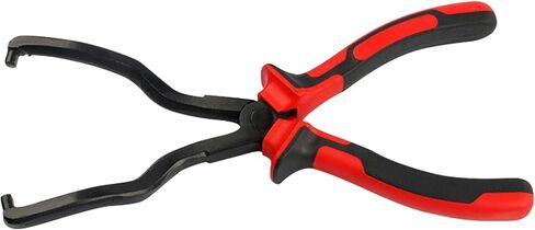 Fuel Line Pliers, Hose Clamp Clip Petrol Hose Disconnect Release Removal Tool, Universal Pipe Clamp Repair (Red) in Kuwait