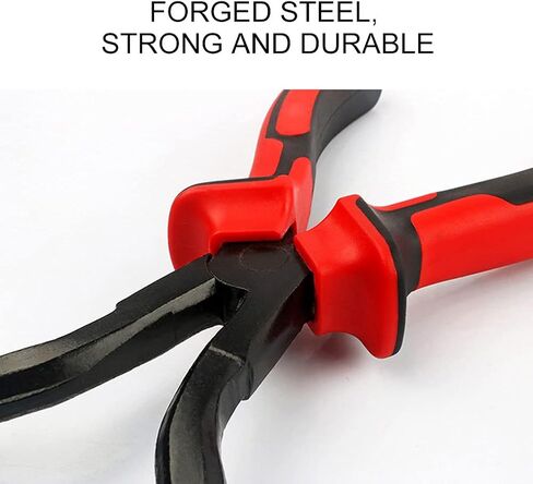 Fuel Line Pliers, Hose Clamp Clip Petrol Hose Disconnect Release Removal Tool, Universal Pipe Clamp Repair (Red) in Kuwait