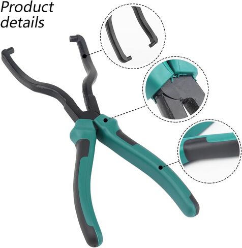 Fuel Line Pliers, Hose Clamp Clip Petrol Hose Disconnect Release Removal Tool, Universal Pipe Clamp Repair (Red) in Kuwait