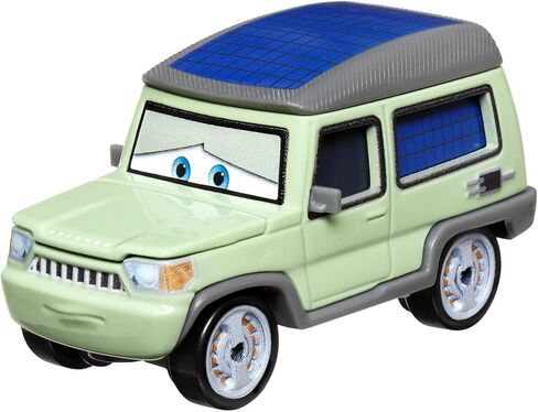 Disney / Pixar CARS 1:55 Scale Die Cast Miles Axlerod with Open Hood - Chase [Palace Chaos 4/9] in Kuwait