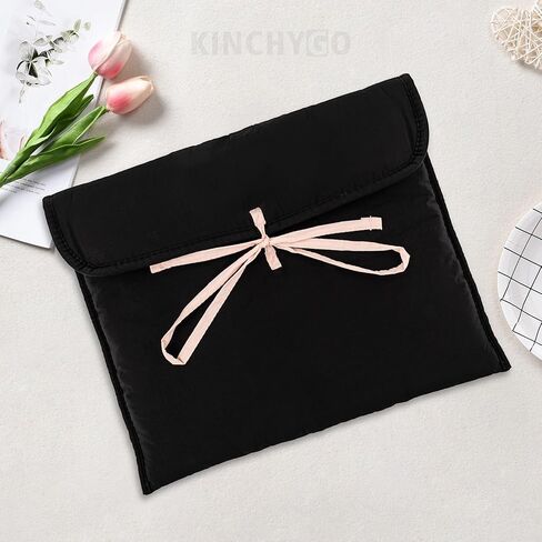 Puffy Bowtie Laptop Sleeve 13-14 Inch Cute Bow Protective Laptop Case for Women in Saudi Arabia