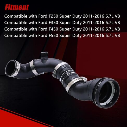 FZJDSD مجموعة أنابيب المبرد الجانبي البارد 667-300 متوافقة مع Ford F250 F350 F450 F550 Super Duty 2011-2016 6.7L V8 ديزل استبدال BC3Z6F073A BC3Z6F073B BC3Z6F073C BC3Z6F073D in Kuwait