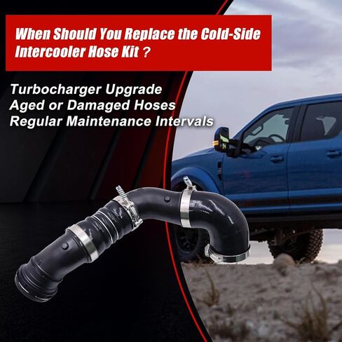 FZJDSD مجموعة أنابيب المبرد الجانبي البارد 667-300 متوافقة مع Ford F250 F350 F450 F550 Super Duty 2011-2016 6.7L V8 ديزل استبدال BC3Z6F073A BC3Z6F073B BC3Z6F073C BC3Z6F073D in Kuwait
