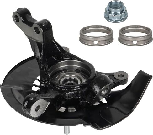 مجموعة محور تحمل عجلة القيادة الأمامية اليسرى لسيارة Toyota Camry 2004 2005 2006 2.4L L4 (مدمجة في الولايات المتحدة الأمريكية)، جانب السائق، 698399، 698-399، 43212AA010، 4324628020 in Kuwait