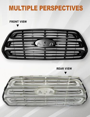 Front Grille Compatible with 2015 2016 2017 2018 2019 Ford Transit 150 250 350 350HD Grill with Black-style Transit grille in Saudi Arabia