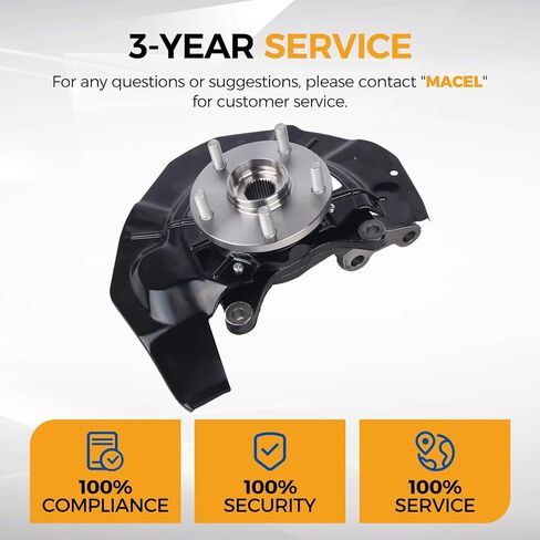 PAROD LK024 Front Right Steering Knuckle Assembly&Wheel Hub Bearing Fit for 2004-2006 Lexus RX330, 2007-2009 RX350, 2006-2008 RX400h, 2006-2007 Toyota Highlander, Passenger Side in Kuwait