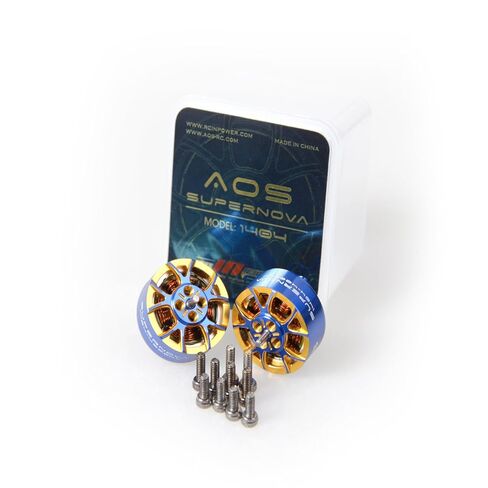 Rcinpower Aos Supernova 1404 4000kv 3S-4S محرك بدون فرشاة 2.5 بوصة و3 بوصة زهرة يطير سباق FPV فرش السيارات in Kuwait