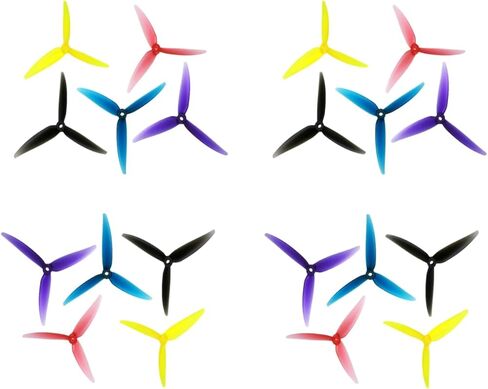 20 PCS 5.1 Inch Propellers FPV Drone, 3-Blade Props for Cinelifter FPV Drones in Saudi Arabia