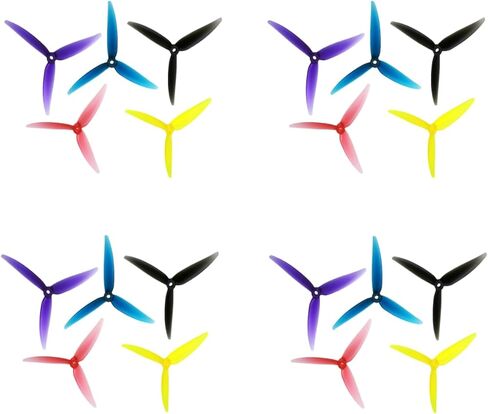 20 PCS 5.1 Inch Propellers FPV Drone, 3-Blade Props for Cinelifter FPV Drones in Saudi Arabia