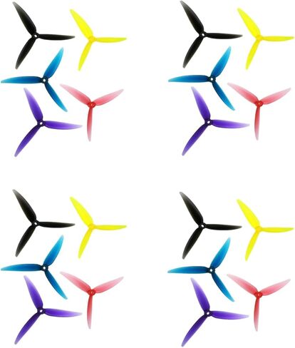 20 PCS 5.1 Inch Propellers FPV Drone, 3-Blade Props for Cinelifter FPV Drones in Saudi Arabia