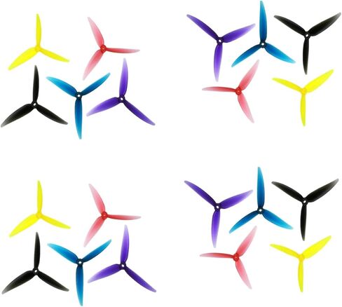 20 PCS 5.1 Inch Propellers FPV Drone, 3-Blade Props for Cinelifter FPV Drones in Saudi Arabia