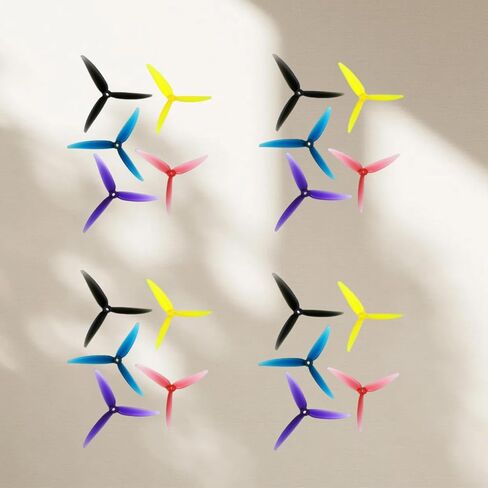 20 PCS 5.1 Inch Propellers FPV Drone, 3-Blade Props for Cinelifter FPV Drones in Saudi Arabia