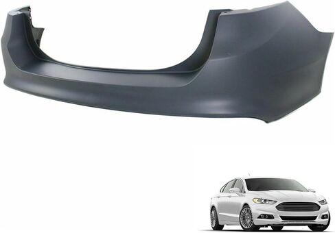 Plastic Rear Bumper Cover Without Park Sensor Holes Replacement for Fusion 2013 2014 2015 2016 2017 2018 DS7Z17K835AAPTM FO1100693 in Kuwait