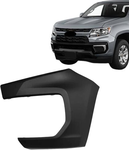 Front Upper Bumper Cover Left Compatible with Chevy Colorado 2021 2022 Primed Driver Side 84922761 in Saudi Arabia