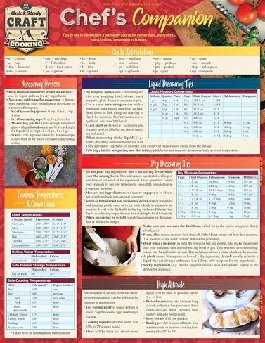 Chef's Companion: a QuickStudy Laminated Reference Guide (Quickstudy Reference Guide) in Saudi Arabia