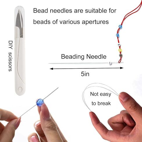 Elastic String for Bracelets,4 Rolls 1mm 640 Feet Stretchy Bracelet String, Sturdy Elastic String Cord for Jewelry Making, Beading, Necklaces, Crafts and Friendship Bracelet in Saudi Arabia