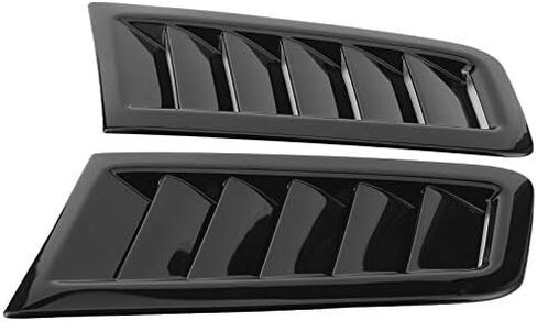 Estink RS MK2 Bonnet Air Vents ABS Plastic Easy Installation Wear Resistant Scratch Resistant Universal Hood Vents with Stylish Appearance (Gloss Black) in Saudi Arabia