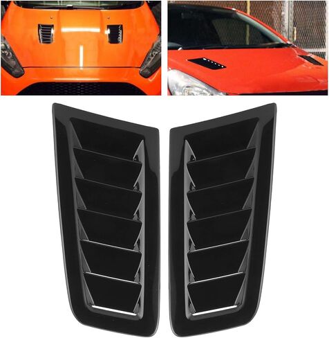 Estink RS MK2 Bonnet Air Vents ABS Plastic Easy Installation Wear Resistant Scratch Resistant Universal Hood Vents with Stylish Appearance (Gloss Black) in Saudi Arabia