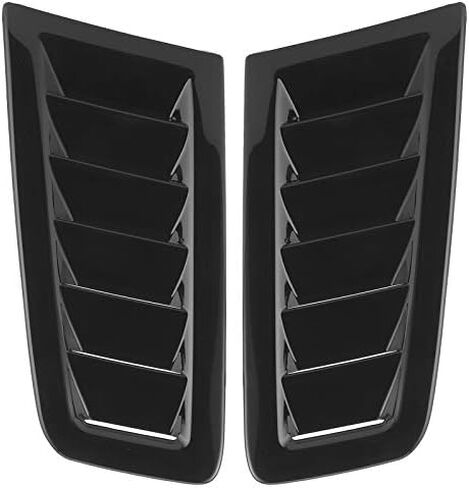 Estink RS MK2 Bonnet Air Vents ABS Plastic Easy Installation Wear Resistant Scratch Resistant Universal Hood Vents with Stylish Appearance (Gloss Black) in Saudi Arabia