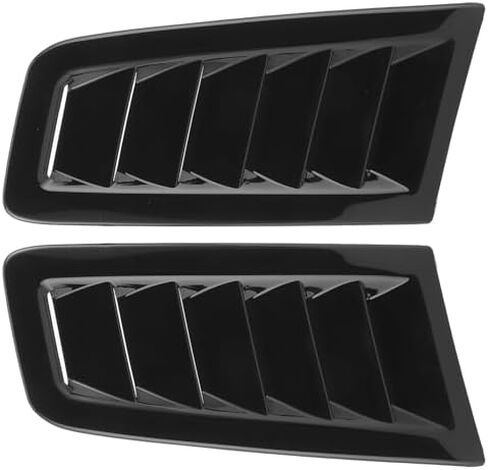 Estink RS MK2 Bonnet Air Vents ABS Plastic Easy Installation Wear Resistant Scratch Resistant Universal Hood Vents with Stylish Appearance (Gloss Black) in Saudi Arabia