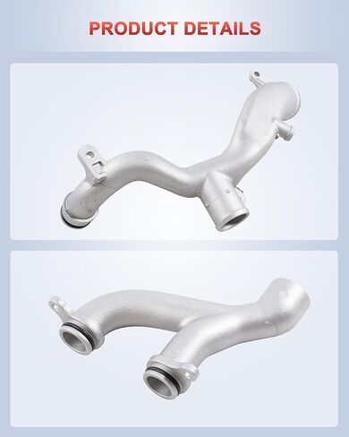 (Fit 3.0L Only) Aluminum Coolant Water Pipe System Kit, Compatible with Land Rover LR4 Discovery Range Rover Sport Velar, Jaguar XF XJ XE F-Type F-Pace, Replace# LR090630 LR092992 AJ813917 in Saudi Arabia