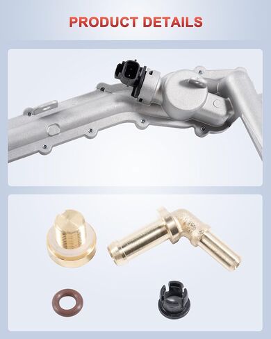 (Fit 3.0L Only) Aluminum Coolant Water Pipe System Kit, Compatible with Land Rover LR4 Discovery Range Rover Sport Velar, Jaguar XF XJ XE F-Type F-Pace, Replace# LR090630 LR092992 AJ813917 in Saudi Arabia