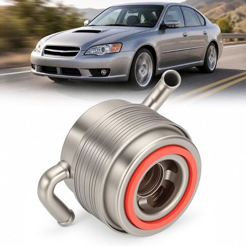 21311AA051 Oil Cooler Compatible with Subaru Legacy 2.5L 2005-2009 for Impreza WRX 2002-2007 for Impreza STI 2004-2007 for Outback 2.5L Replace 21311-AA051 in Kuwait