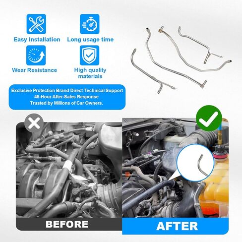 926-186 926-187 Turbo Coolant Line Kit Driver Side and Passenger Side for Lincoln Navigator Ford F150 F-150 Expedition Transit 150 250 350 HD 2011 2012 2013 2014 2015 2016 2017 2018 2019 2020 2021 in Saudi Arabia