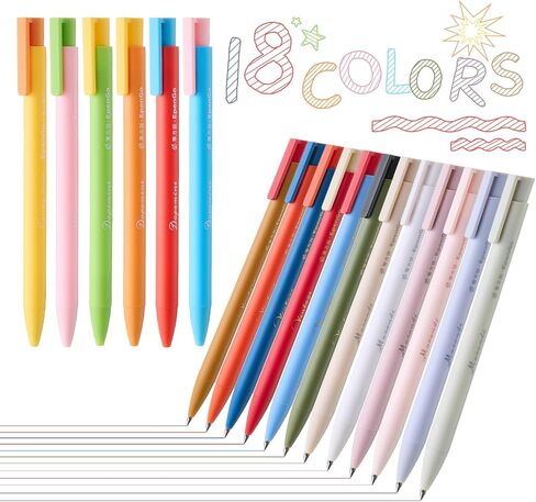 Gel Pens 20 Colors, Fine Point 0.7mm Pens for Journaling, Assorted Colored Pens Quick Dry No Smear, Aesthetic Stationery Pens for Note Taking Bullet Journal Planner in Saudi Arabia