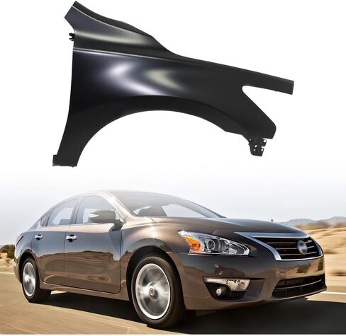 3 Pcs Primed Front Left and Right Bumper Cover & Fender Fits for 2013-2015 Nissan Altima Replaces NI1000285 in Kuwait