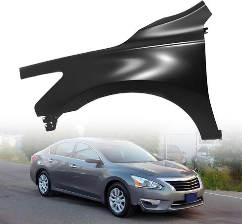 3 Pcs Primed Front Left and Right Bumper Cover & Fender Fits for 2013-2015 Nissan Altima Replaces NI1000285 in Kuwait