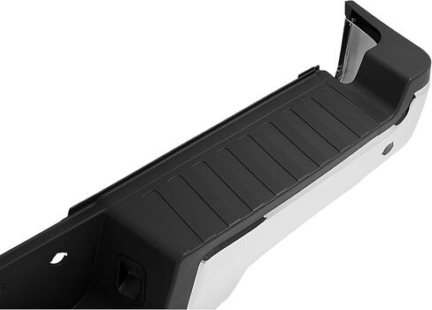 ALMULOO Rear Step Bumper Assembly Compatible with 2017-2022 Ford F-250 F-350 Super Duty With Park Assist Only Relpacement for FO1103198, HC3Z17D942A, HC3Z17D826BB with Brackets in Kuwait