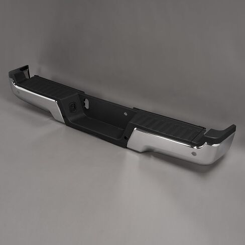 ALMULOO Rear Step Bumper Assembly Compatible with 2017-2022 Ford F-250 F-350 Super Duty With Park Assist Only Relpacement for FO1103198, HC3Z17D942A, HC3Z17D826BB with Brackets in Kuwait