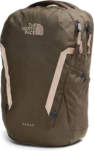حقيبة ظهر للكمبيوتر المحمول للاستخدام اليومي من The North Face Vault - حقيبة سفر للركاب، لمسة نهائية طاردة للماء، حجرة واسعة، كستنائي داكن/عقيق، مقاس واحد in Kuwait