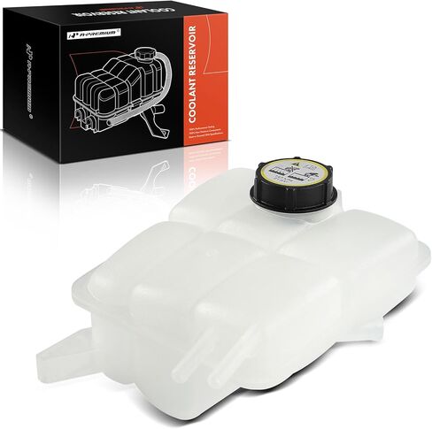 A-Premium Engine Coolant Overflow Recovery Reservoir Tank [w/Cap] Compatible with Ford Focus 07-11, Volvo C30 07-13, C70 06-13, S40 04-11, V50 05-11, 2.4L 2.5L in Kuwait