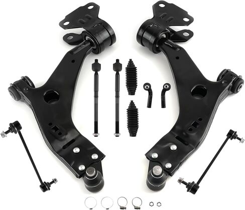 maXpeedingrods 10Pcs Front Suspension Kit for Ford Escape 2013-2018, 2 Lower Control Arms with Ball Joints, 2 Sway Bar Links, 4 Outer & Inner Tie Rods, 2 Rack Pinion Boots in Kuwait