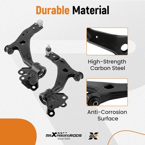 maXpeedingrods 10Pcs Front Suspension Kit for Ford Escape 2013-2018, 2 Lower Control Arms with Ball Joints, 2 Sway Bar Links, 4 Outer & Inner Tie Rods, 2 Rack Pinion Boots in Kuwait