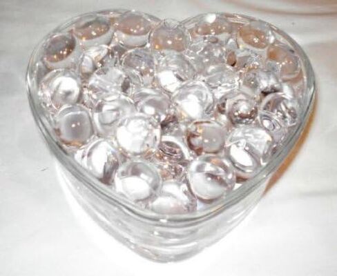Vase Filler water beads (Clear & XXL Clear), water absorbing & expanding decorations Store & release to reduce watering for lucky bamboo plants & flowers in Saudi Arabia